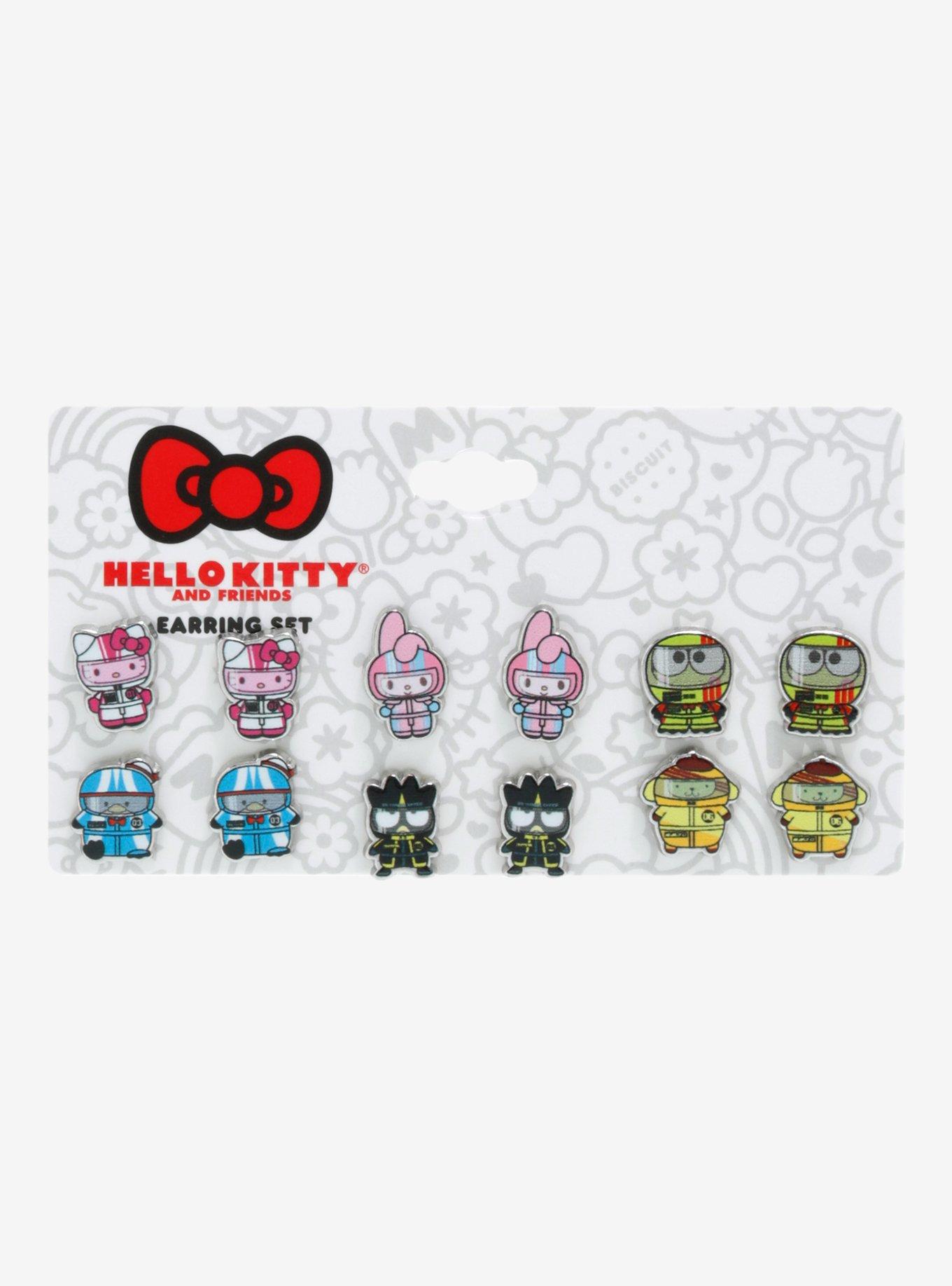 Hello Kitty And Friends Racing Outfit Earring Set, , hi-res