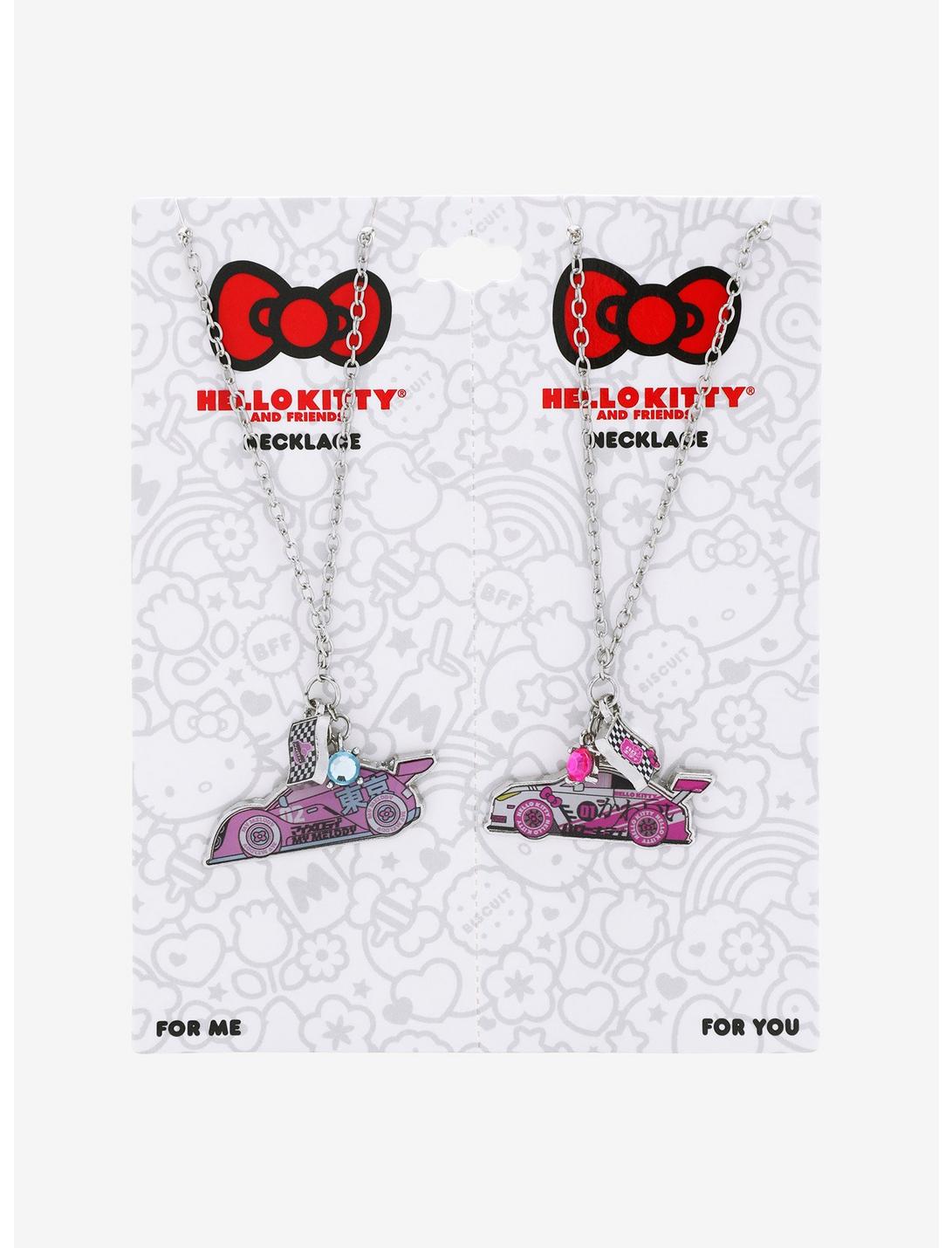 Hello Kitty & My Melody Race Car Best Friend Necklace Set, , hi-res
