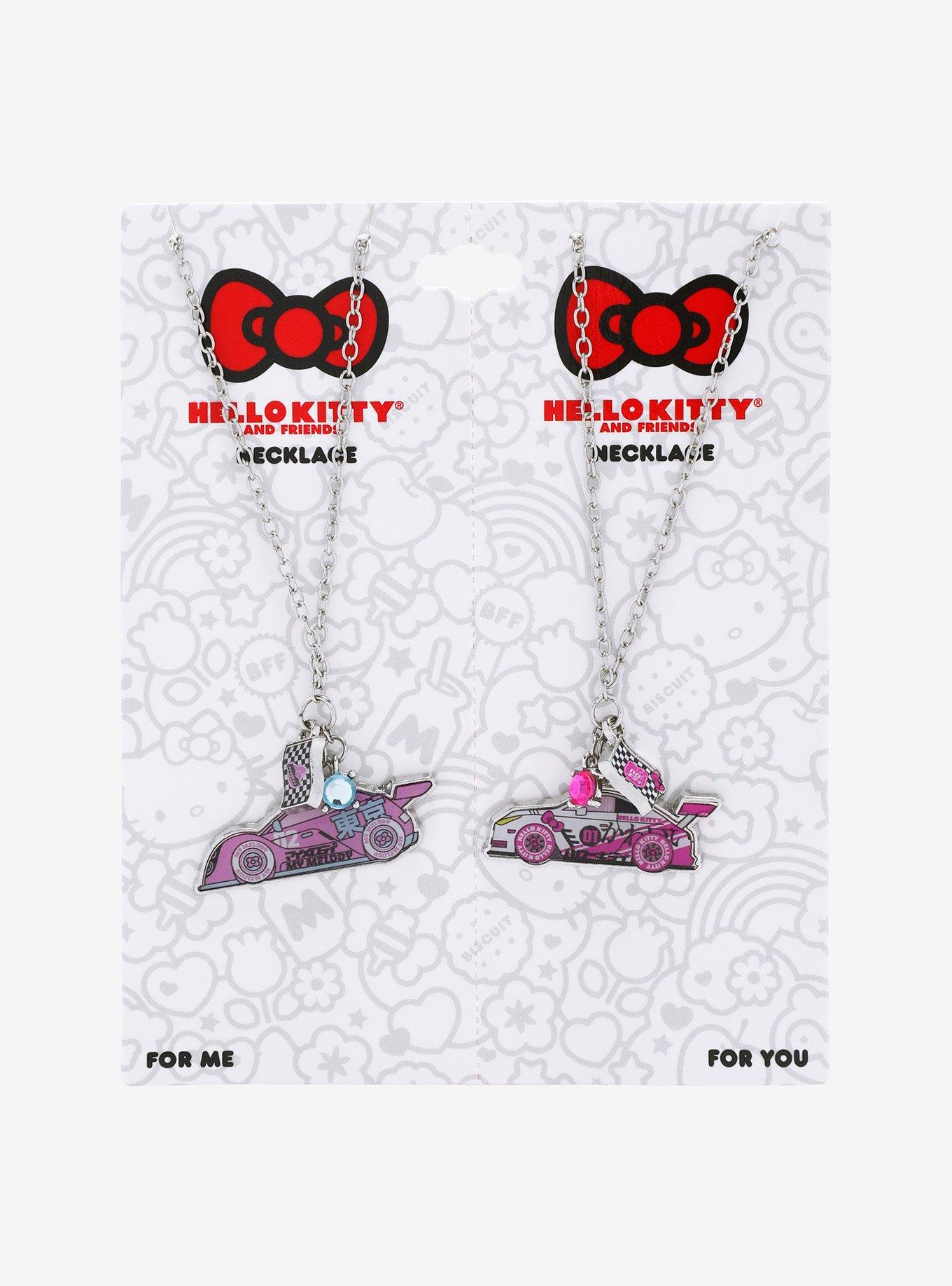 Hello Kitty & My Melody Race Car Best Friend Necklace Set, , hi-res