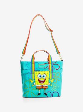 Loungefly SpongeBob SquarePants 25th Anniversary Imagination Rainbow Convertible Tote Bag