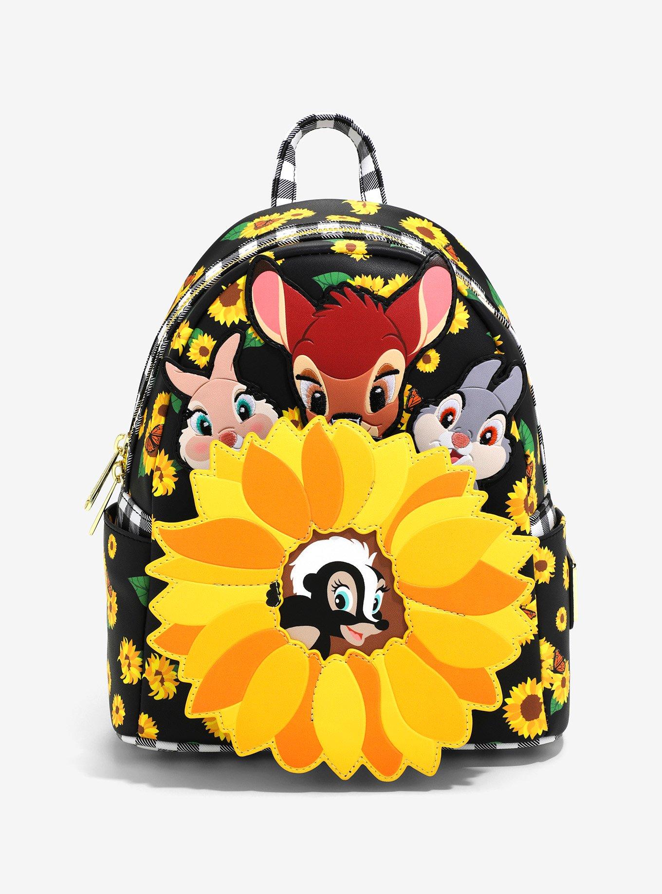 Loungefly Bambi and Friends Sunflower Mini Backpack, , hi-res