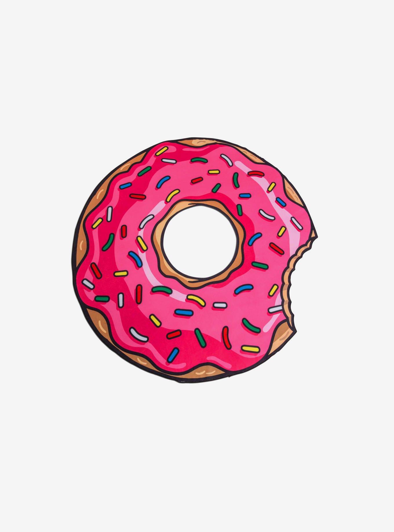 Giant Frosted Donut Beach Towel Blanket, , hi-res