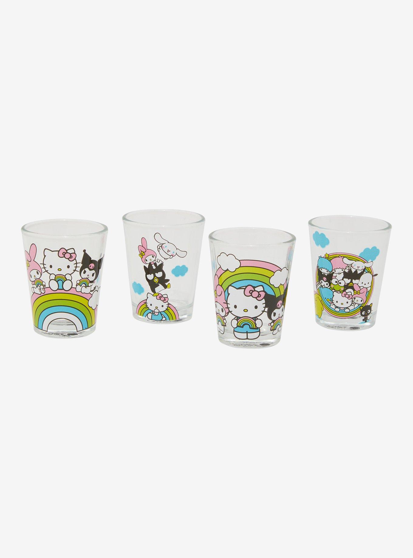 Sanrio Hello Kitty and Friends Rainbow Mini Glass Set, , hi-res