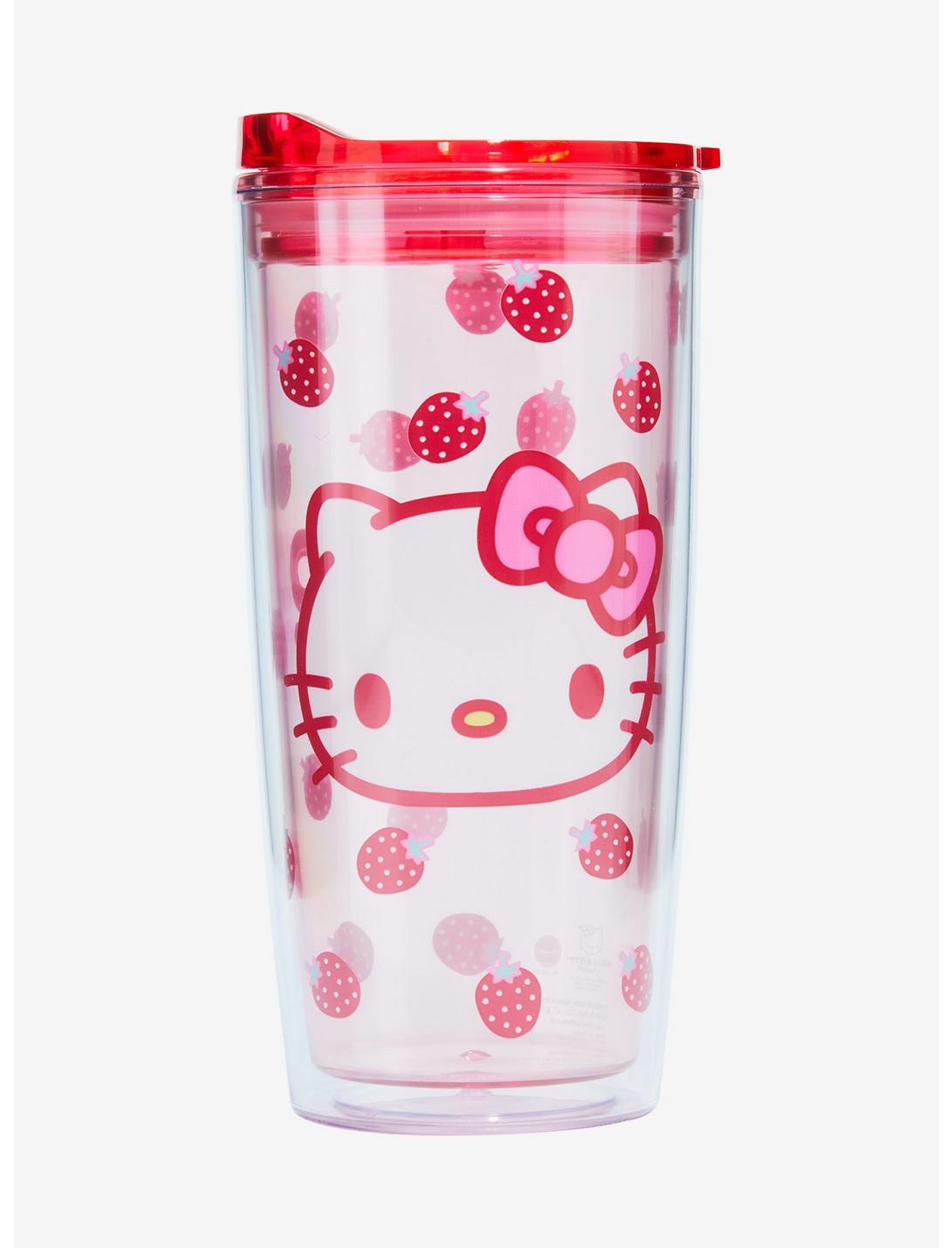 Sanrio Hello Kitty Strawberry Travel Mug, , hi-res