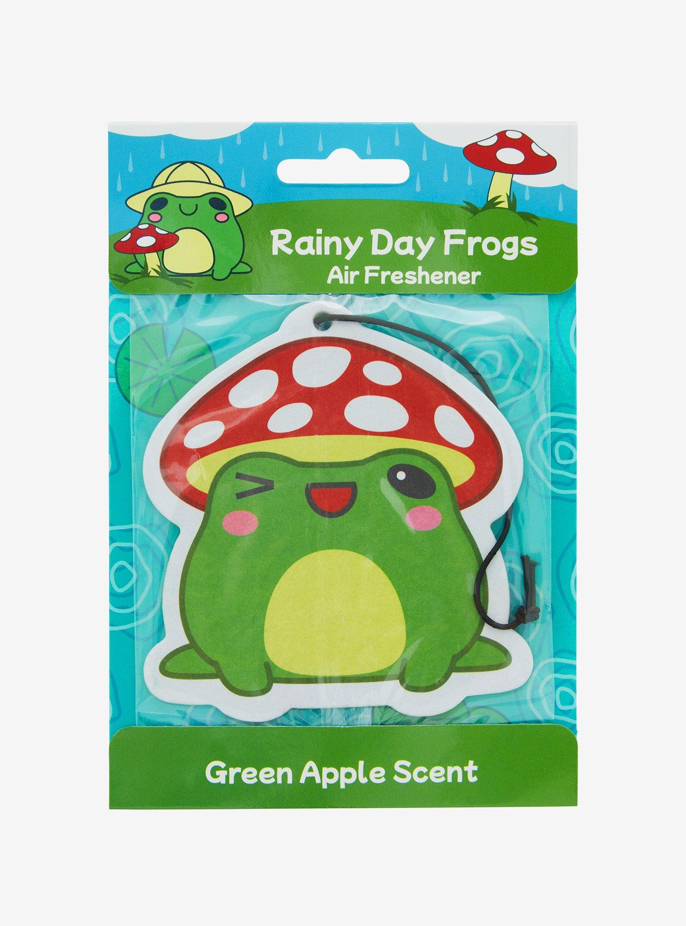 Rainy Day Frog Green Apple Scented Air Freshener, , hi-res