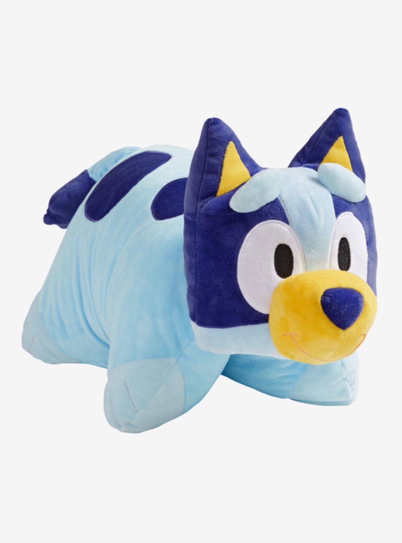 Bluey Blue and Yellow Pillow Pet