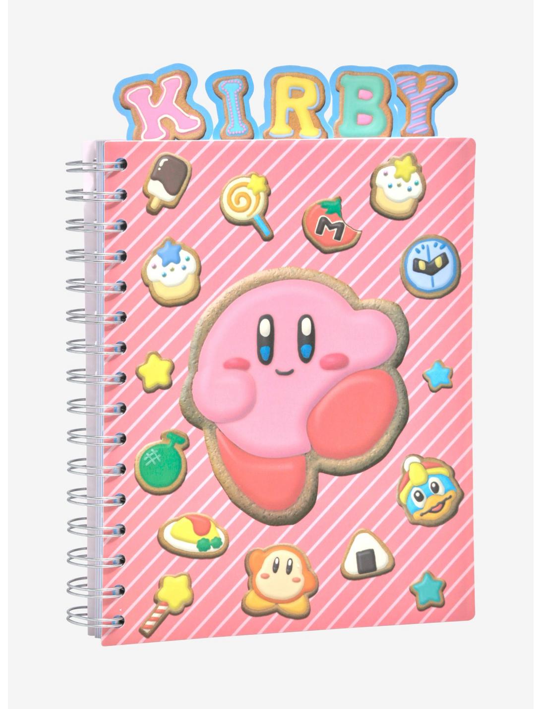 Nintendo Kirby Cookie Allover Print Tab Journal, , hi-res