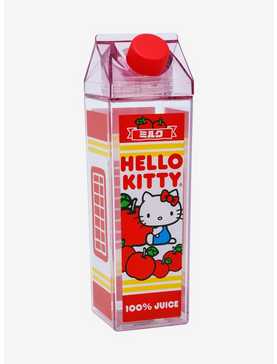 Sanrio Hello Kitty Apple Milk Carton Water Bottle — BoxLunch Exclusive, , hi-res