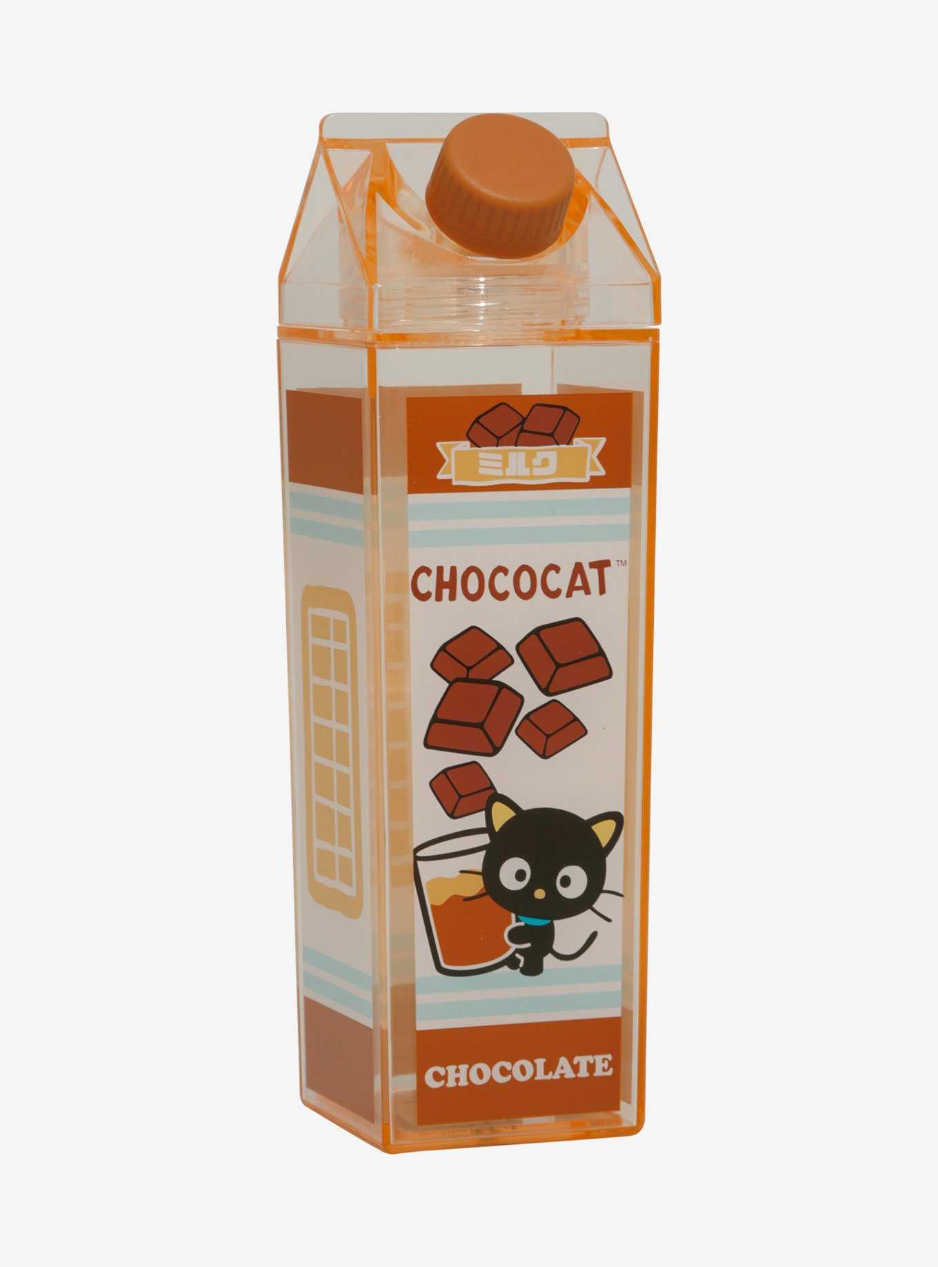 Sanrio Chococat Chocolate Milk Carton Water Bottle — BoxLunch Exclusive, , hi-res