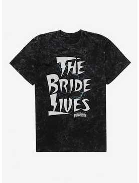 Bride Of Frankenstein The Bride Lives Mineral Wash T-Shirt, , hi-res