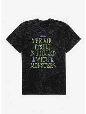 Bride Of Frankenstein Air Filled With Monsters Mineral Wash T-Shirt, , hi-res