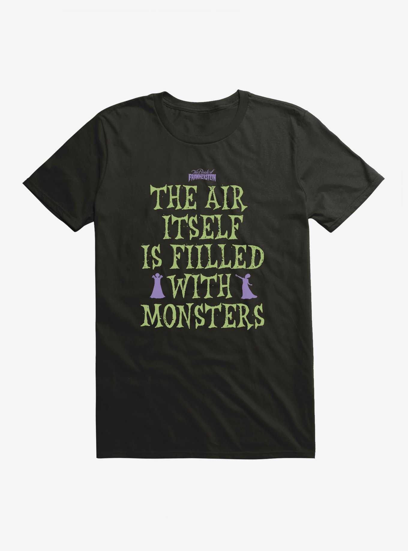 Bride Of Frankenstein Air Filled With Monsters T-Shirt, , hi-res