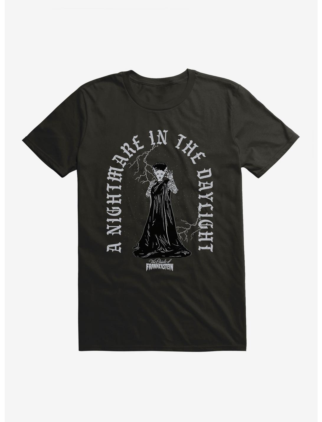 Bride Of Frankenstein Nightmare In Daylight T-Shirt, BLACK, hi-res