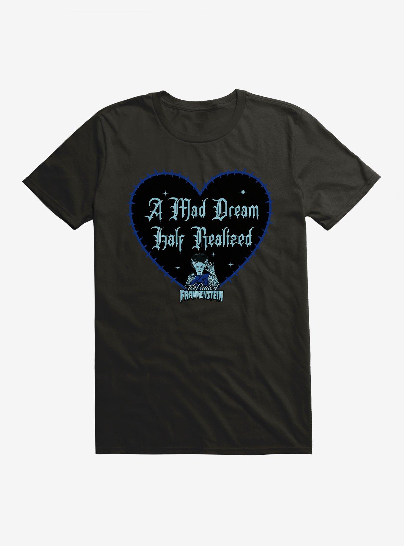Bride Of Frankenstein Mad Dream Half Realized T-Shirt, BLACK, hi-res