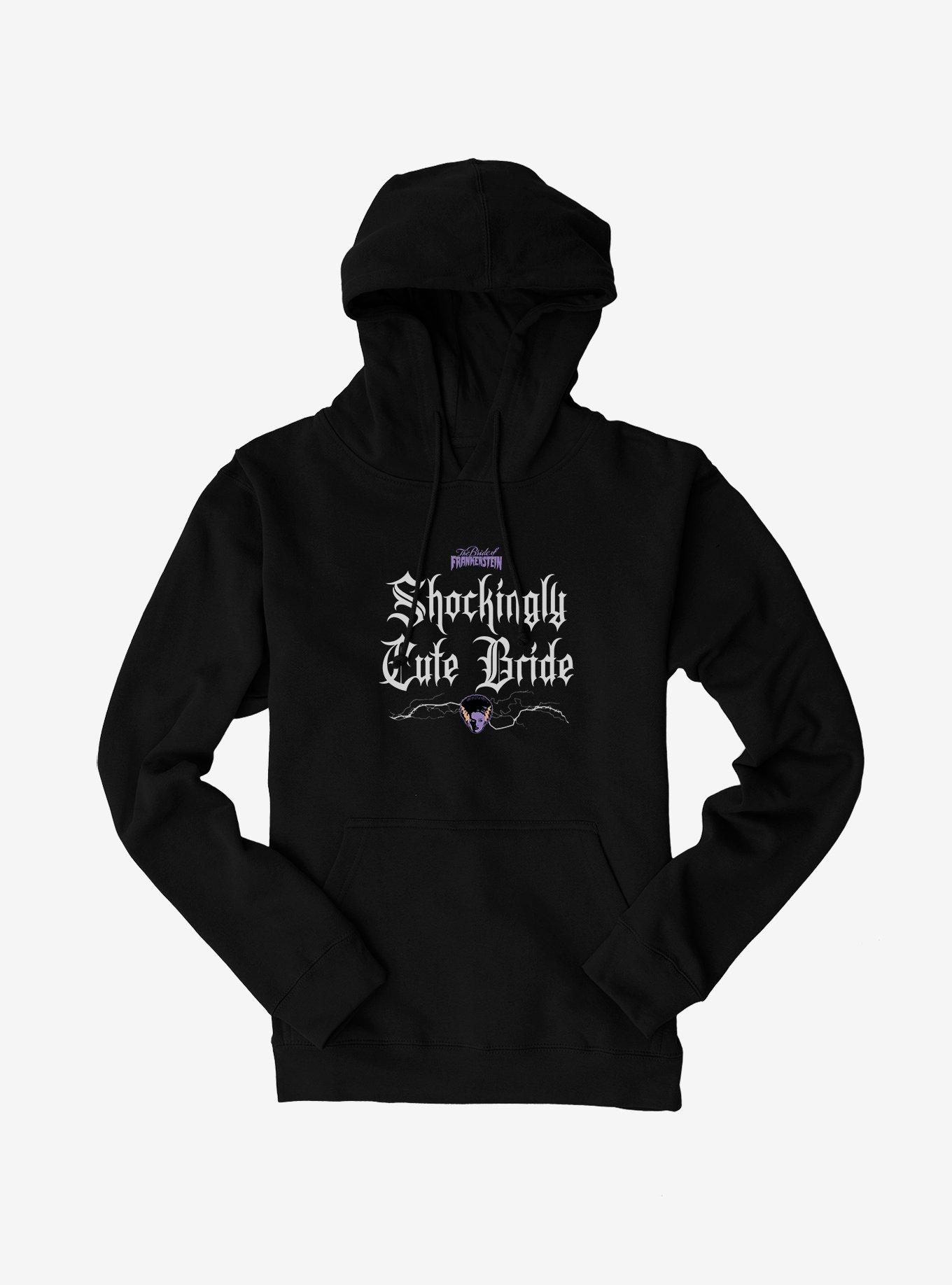 Bride Of Frankenstein Shockingly Cute Bride Hoodie, BLACK, hi-res