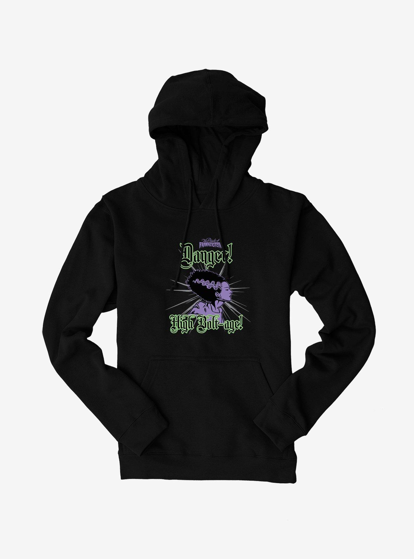 Bride Of Frankenstein Danger High Bolt-age Hoodie, , hi-res