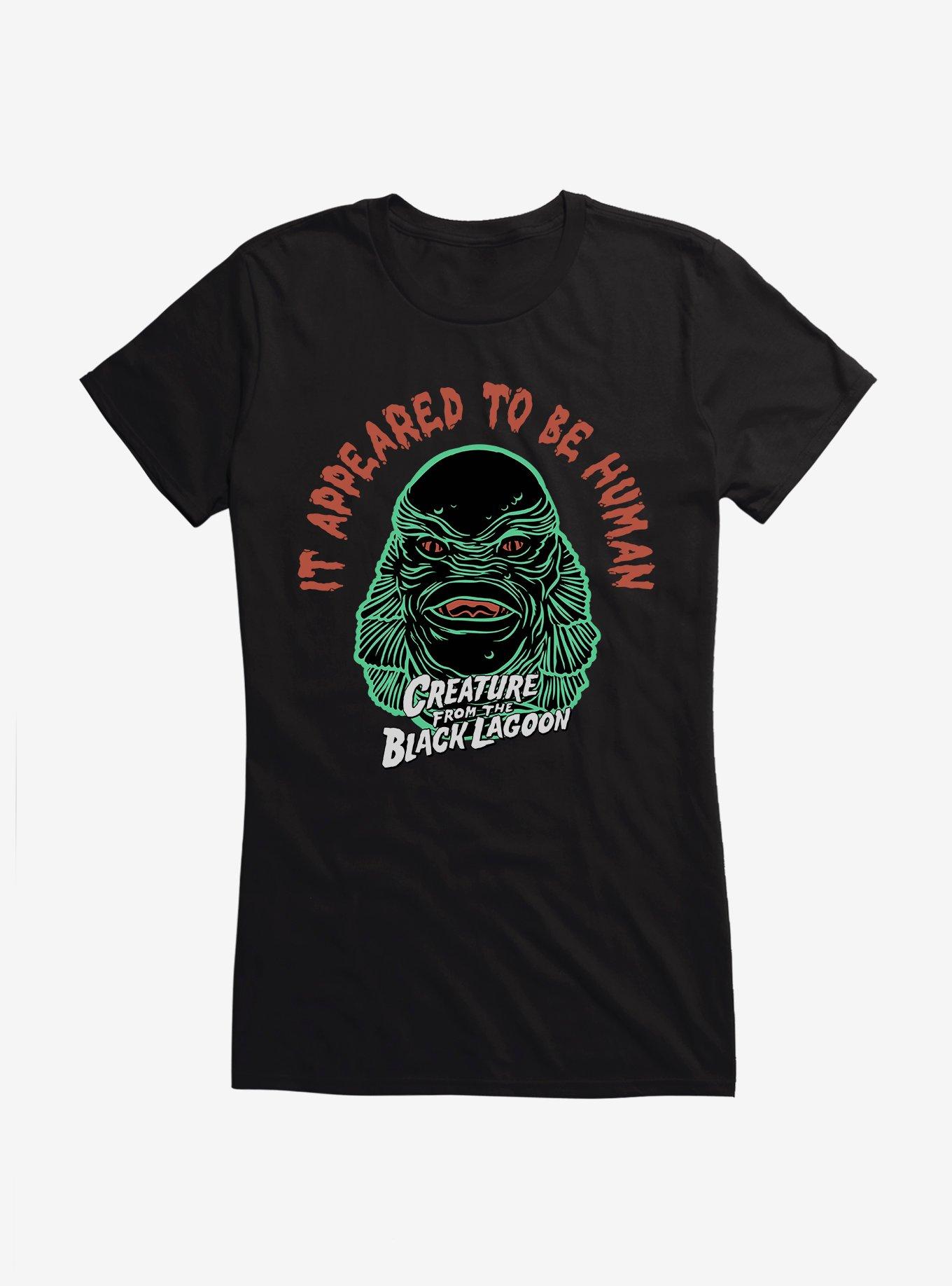 Creature From The Black Lagoon It Appeared To Be Human Girls T-Shirt, , hi-res
