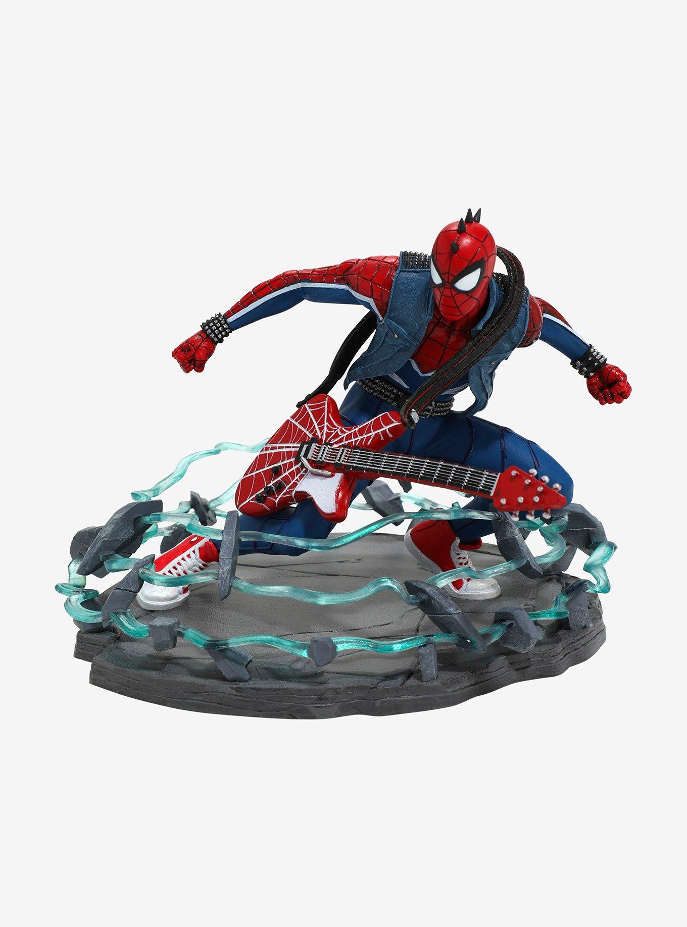 Diamond Select Toys Marvel Spider-Man (2018 Video Game) Gallery Diorama Spider-Punk Figure, , hi-res