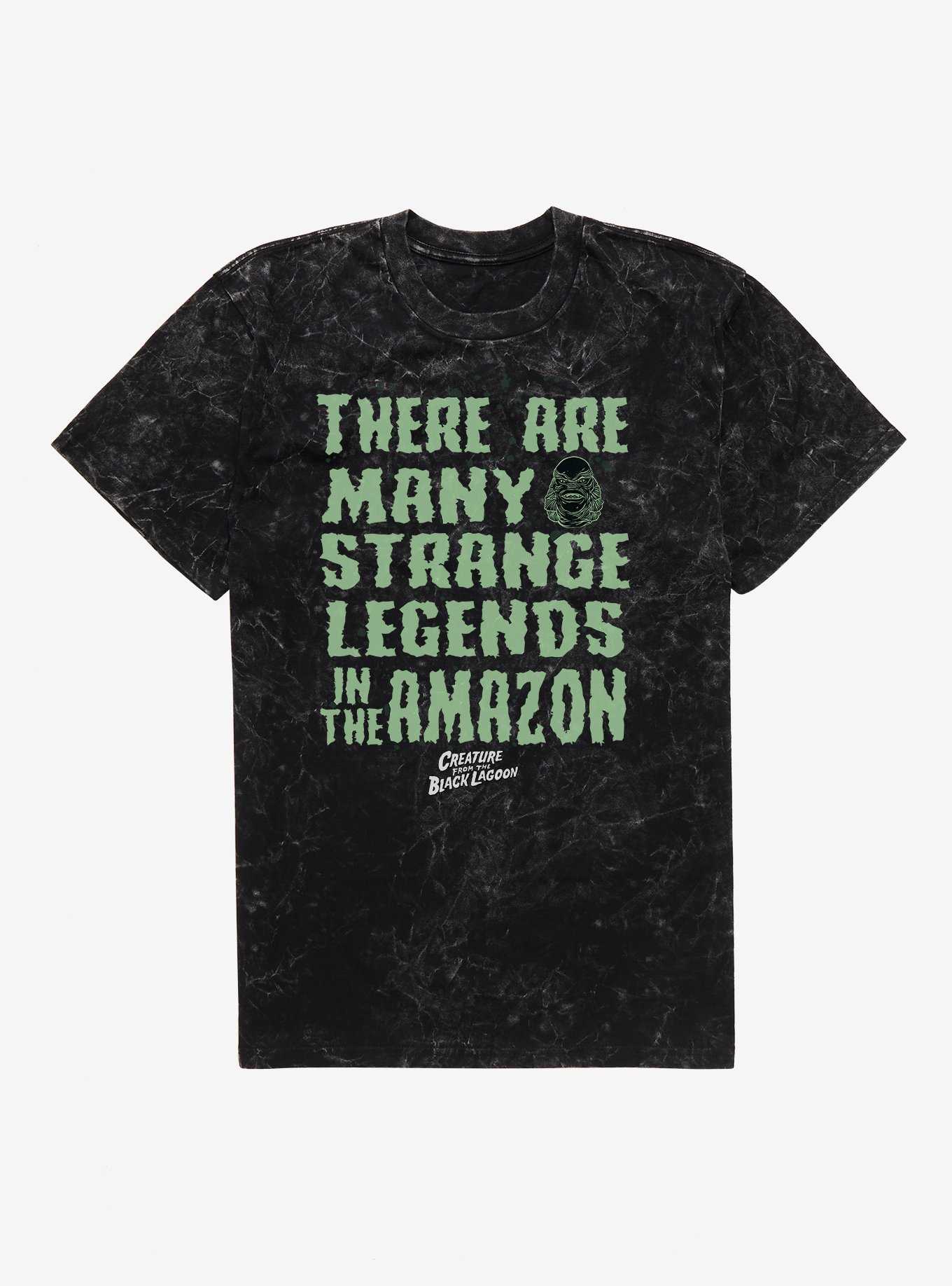 Creature From The Black Lagoon Many Strange Legends Mineral Wash T-Shirt, , hi-res