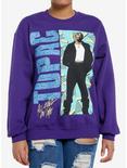 Tupac All Eyez On Me '90s Style Girls Sweatshirt, ORCHID, hi-res