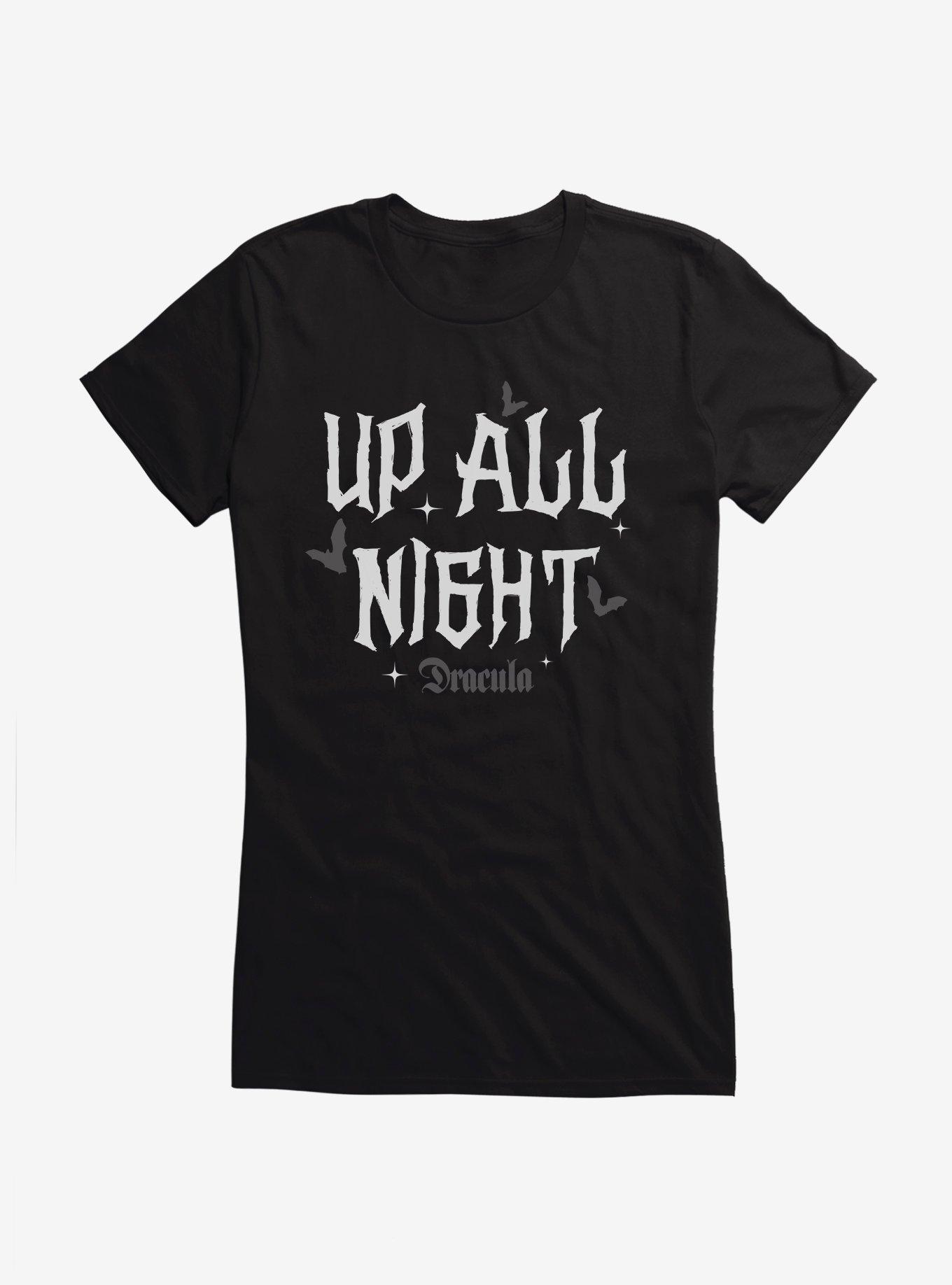 Universal Monsters Dracula Up All Night Girls T-Shirt, BLACK, hi-res