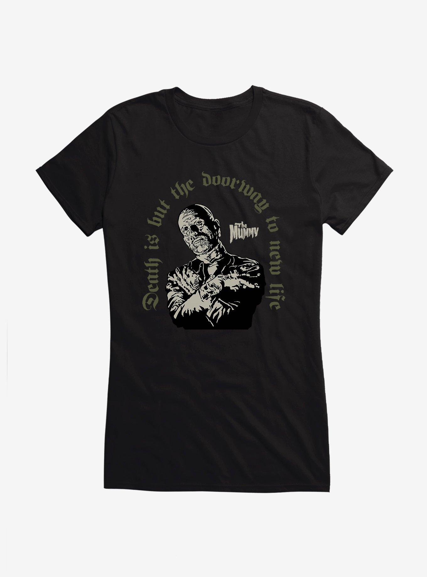 Universal Monsters The Mummy Death Is  A Doorway Girls T-Shirt, , hi-res