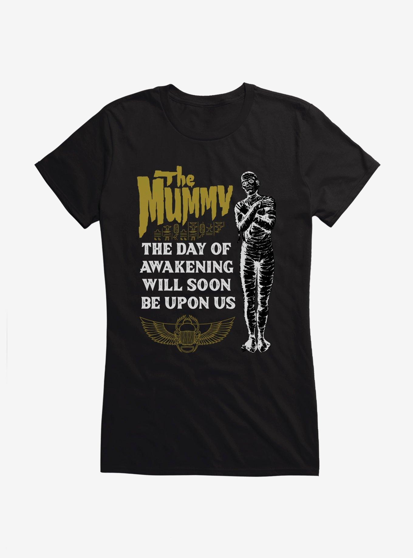 Universal Monsters The Mummy Day Of Awakening Girls T-Shirt, BLACK, hi-res