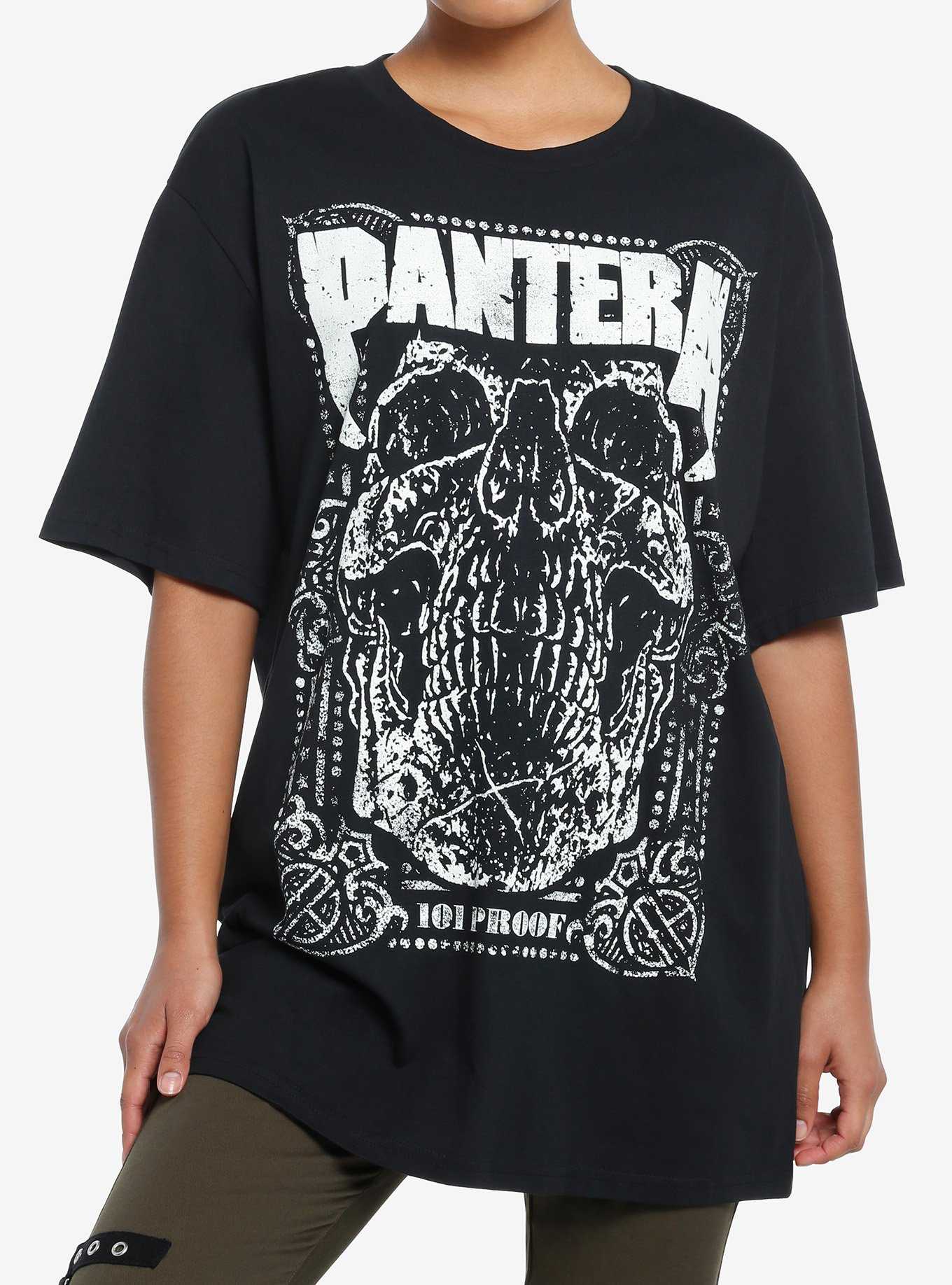 Pantera Official Live: 101 Proof Girls Oversized T-Shirt, , hi-res