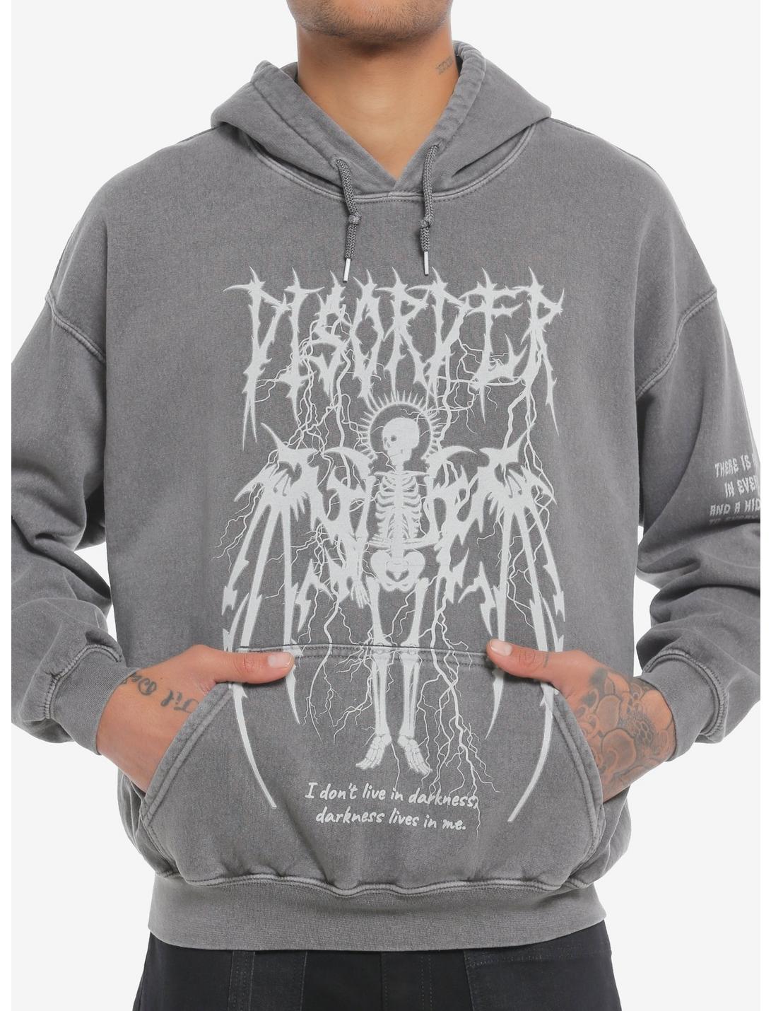 Disorder Skeleton Oversized Hoodie, , hi-res