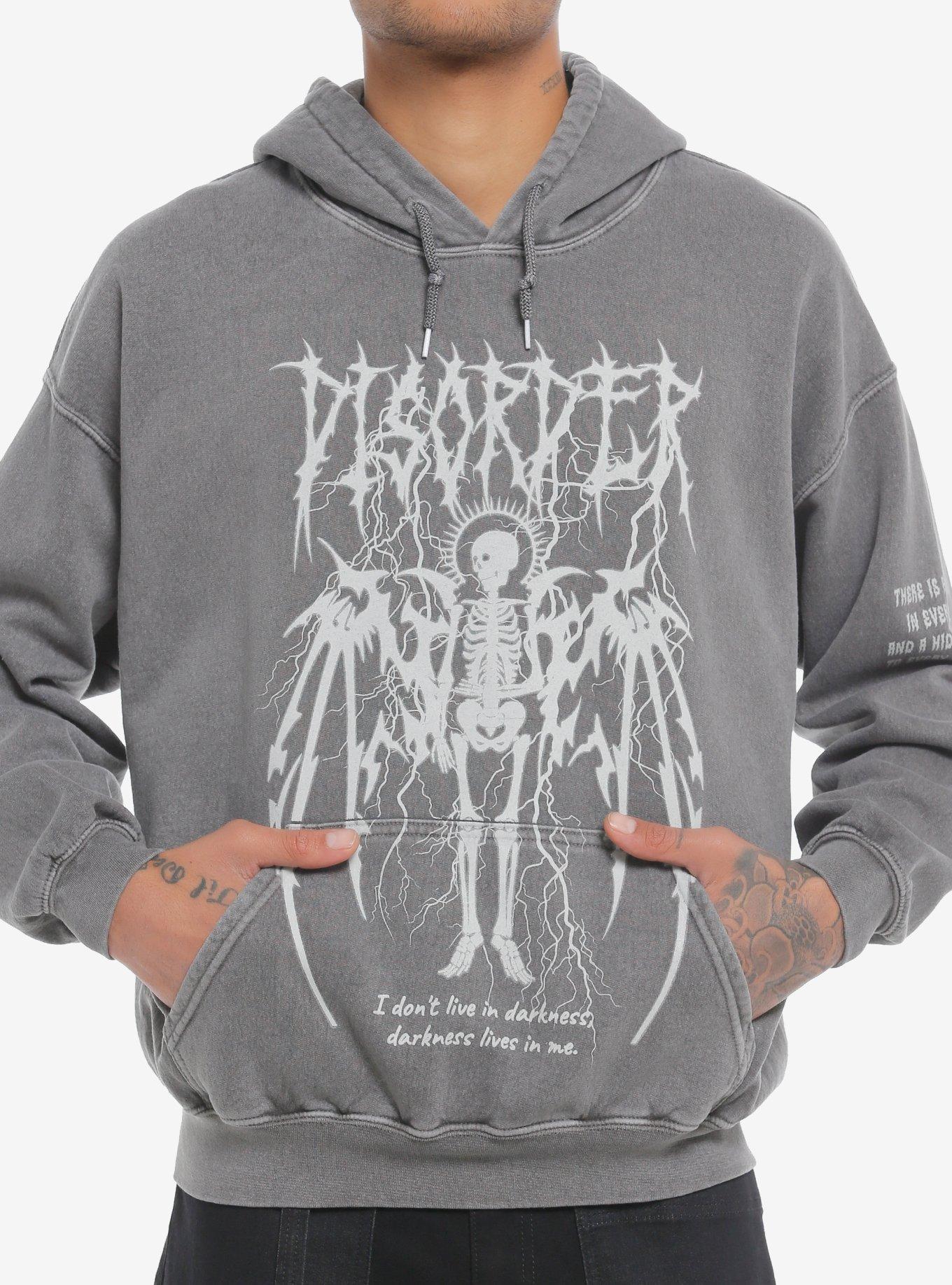 Disorder Skeleton Oversized Hoodie, , hi-res