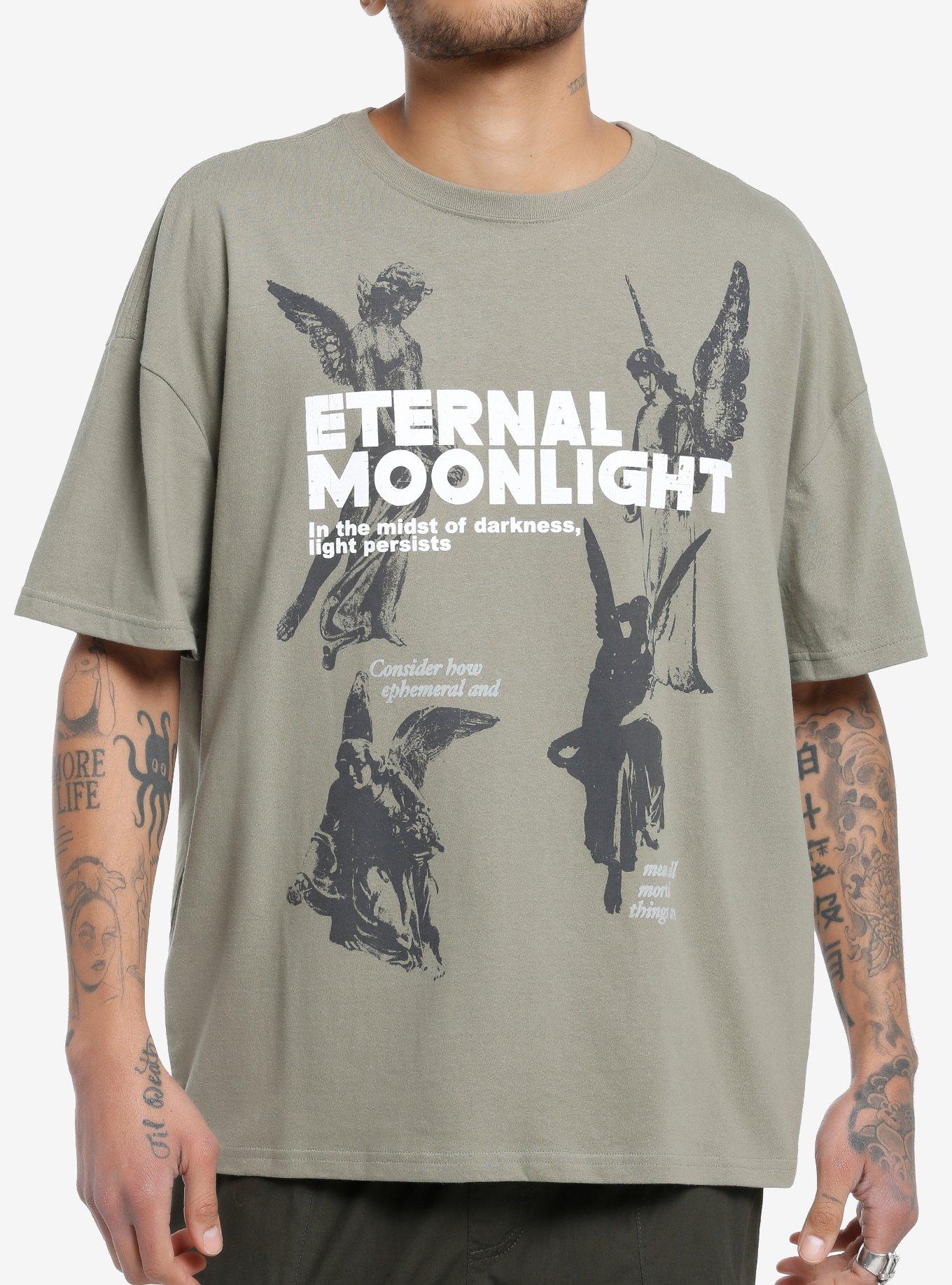 Eternal Moonlight Angels Oversized T-Shirt, , hi-res