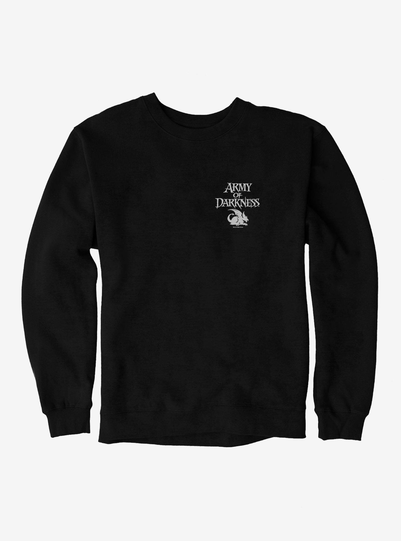 Army Of Darkness Logo Faux Pocket Sweatshirt, , hi-res