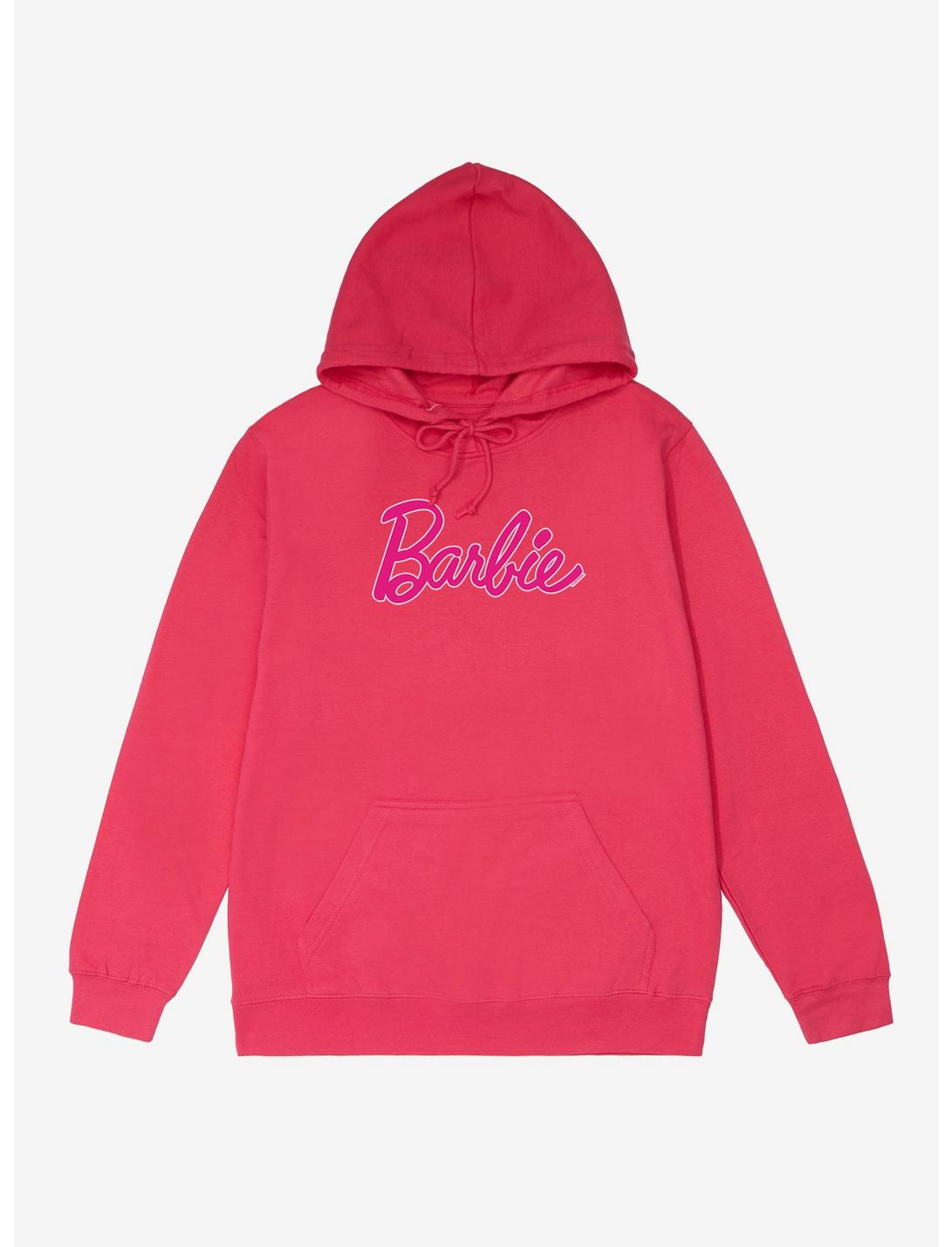 Barbie Classic Logo French Terry Hoodie, HELICONIA HEATHER, hi-res