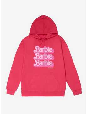 Barbie The Movie Logo Stack French Terry Hoodie, , hi-res