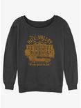 Back to the Future Visit Hill Valley Girls Slouchy Sweatshirt, CHAR HTR, hi-res