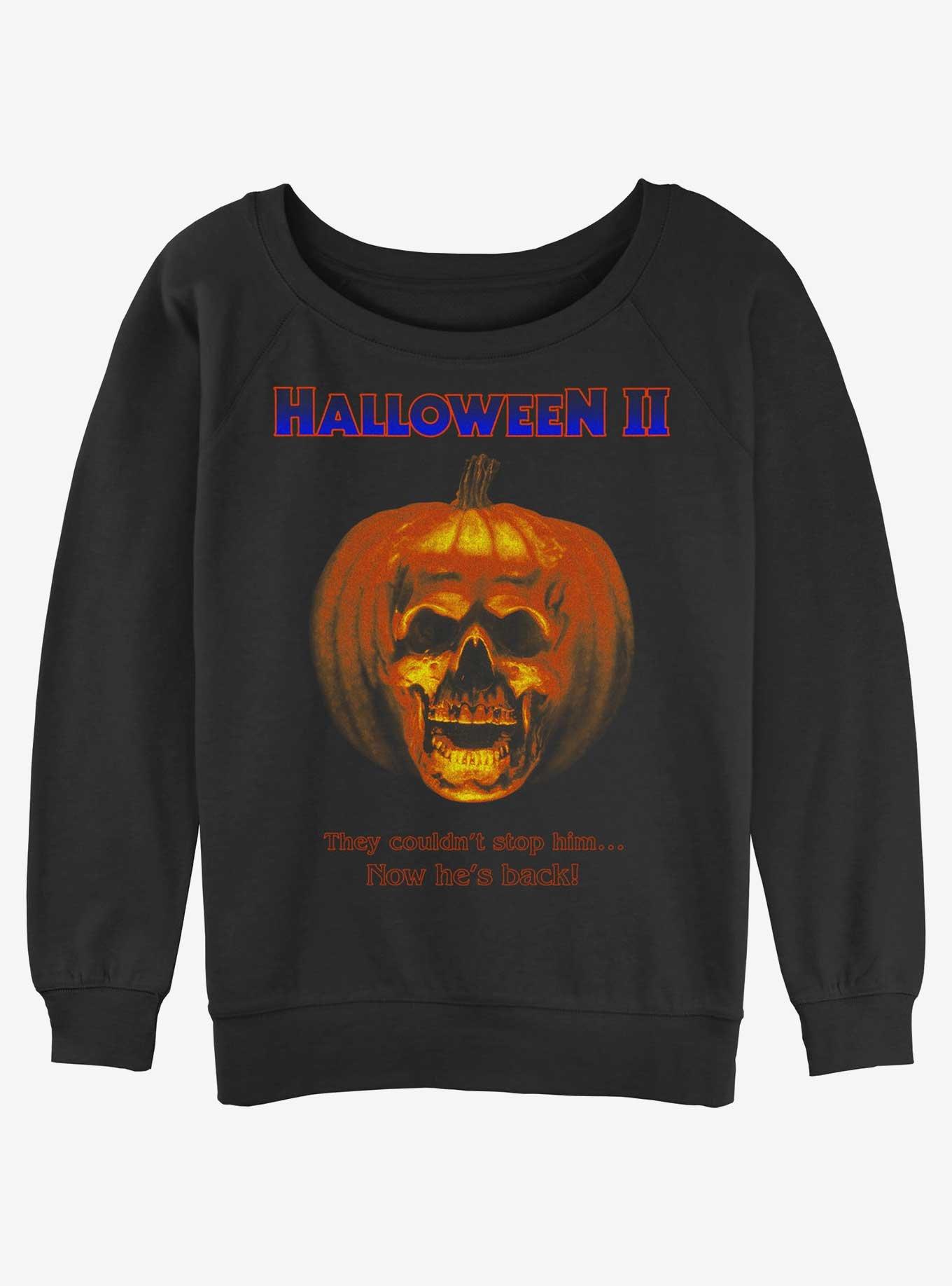 Halloween II He's Back Girls Slouchy Sweatshirt, , hi-res