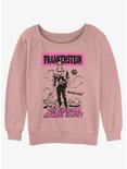 Universal Monsters Frankenstein Old Franky Girls Slouchy Sweatshirt, DESERTPNK, hi-res