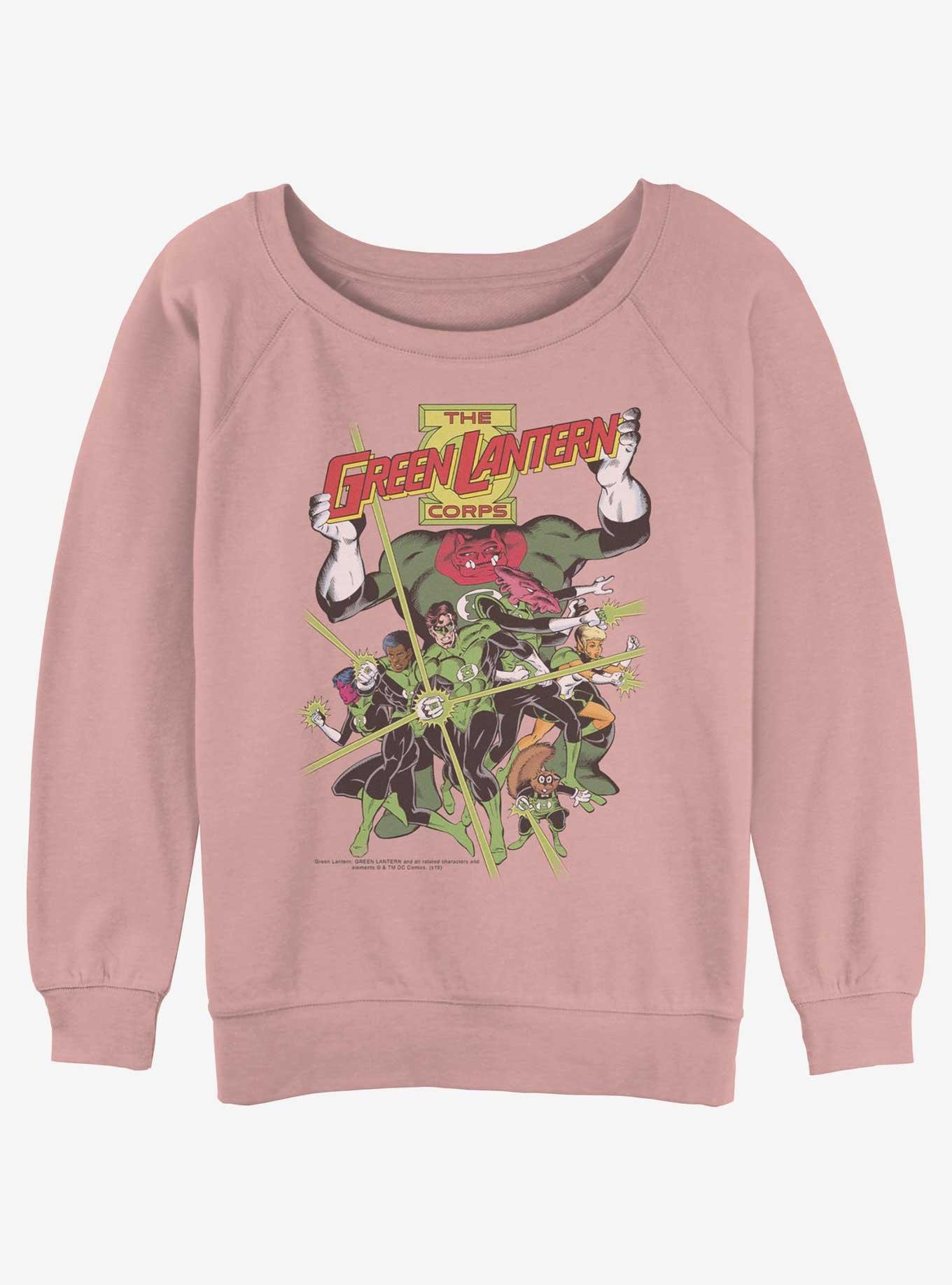 DC Green Lantern Lantern Corps Girls Slouchy Sweatshirt