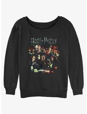 Harry Potter Hogwarts Club Girls Slouchy Sweatshirt, , hi-res