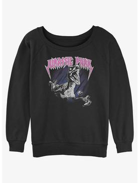 Jurassic Park Metal Raptor Girls Slouchy Sweatshirt, , hi-res