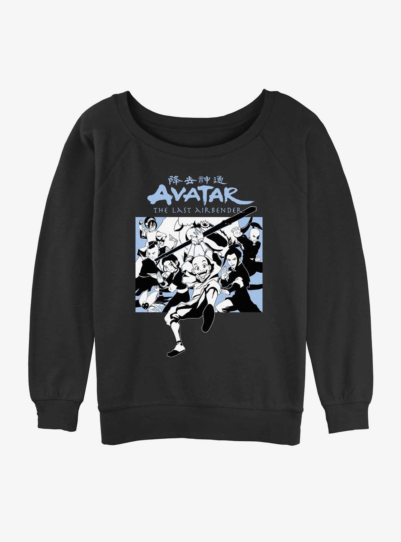 Avatar: The Last Airbender Group Girls Slouchy Sweatshirt, , hi-res