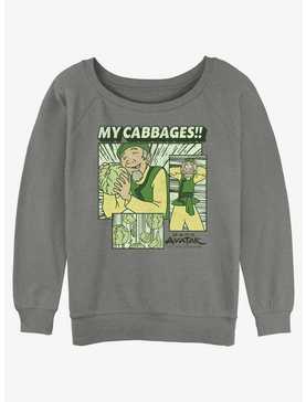Avatar: The Last Airbender My Cabbages Girls Slouchy Sweatshirt, , hi-res