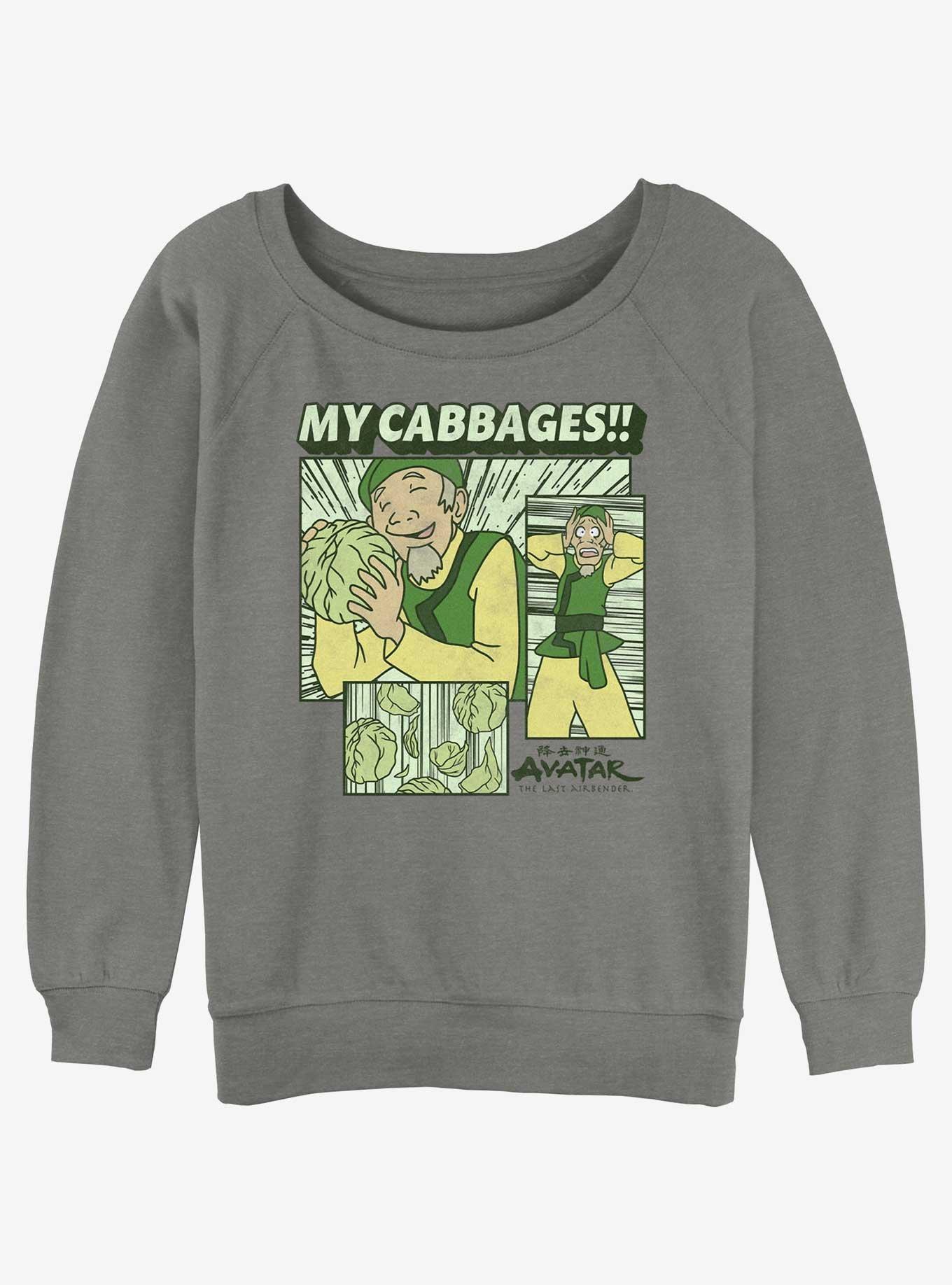 Avatar: The Last Airbender My Cabbages Girls Slouchy Sweatshirt, , hi-res