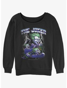 DC Batman Crime Alley Joker Girls Slouchy Sweatshirt, , hi-res