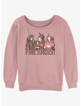 Avatar: The Last Airbender Fire Nation Girls Girls Slouchy Sweatshirt, , hi-res