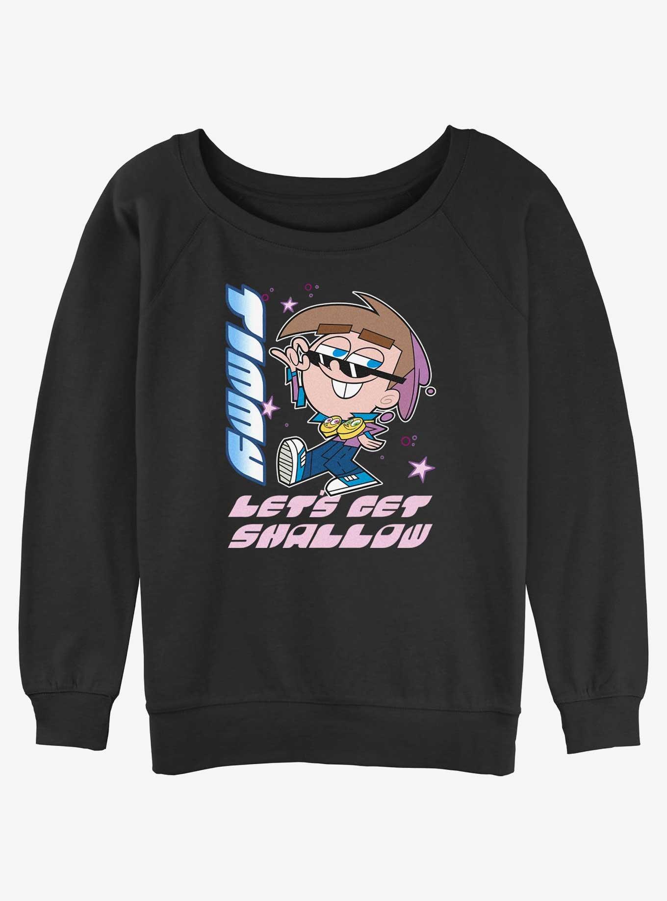 Nickelodeon Timmy Get Shallow Girls Slouchy Sweatshirt, , hi-res