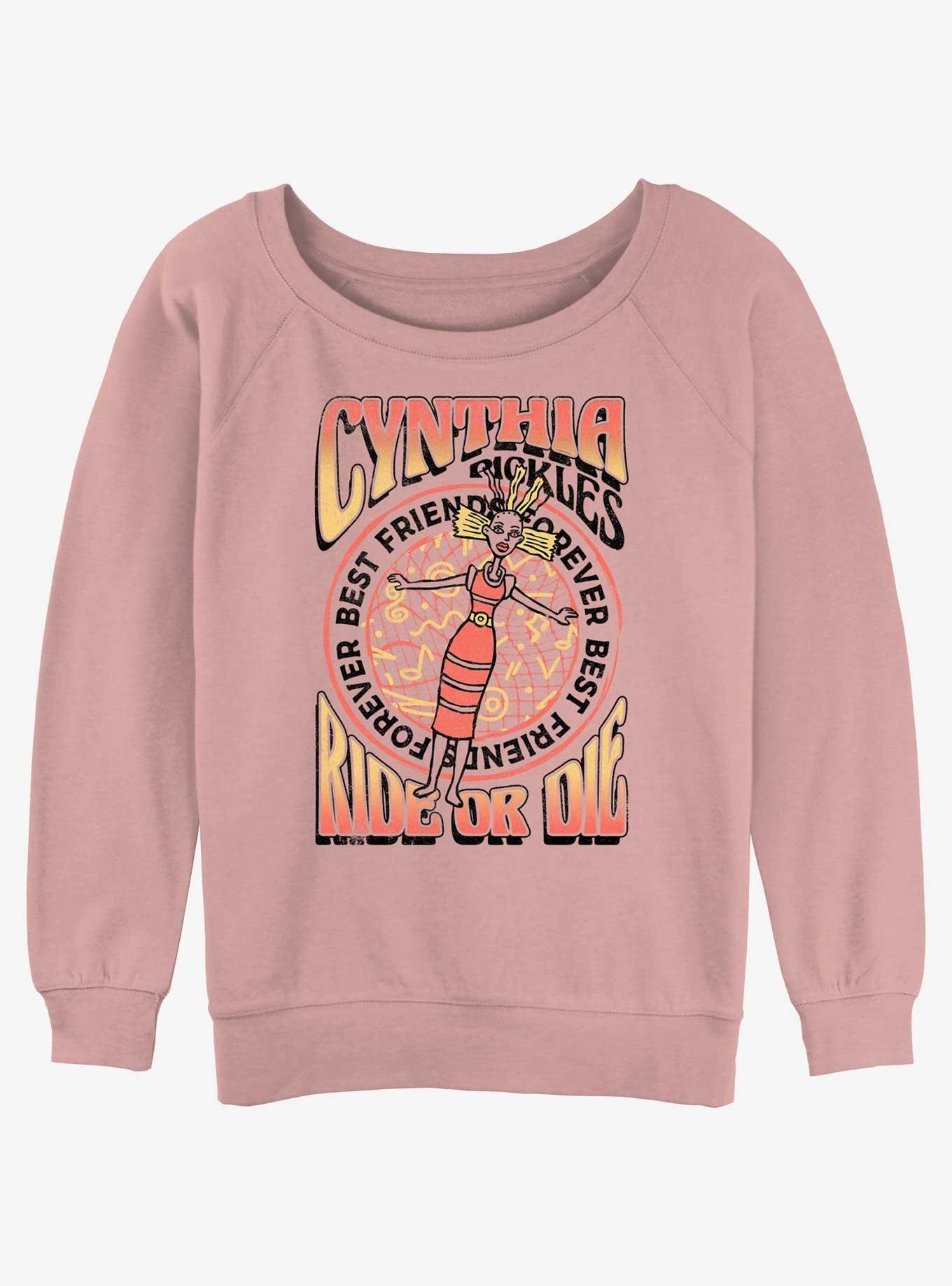 Rugrats Cynthia Ride Or Die Girls Slouchy Sweatshirt, , hi-res