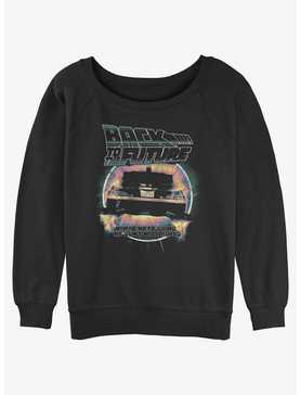 Back to the Future We Don't Need Roads Girls Slouchy Sweatshirt, , hi-res