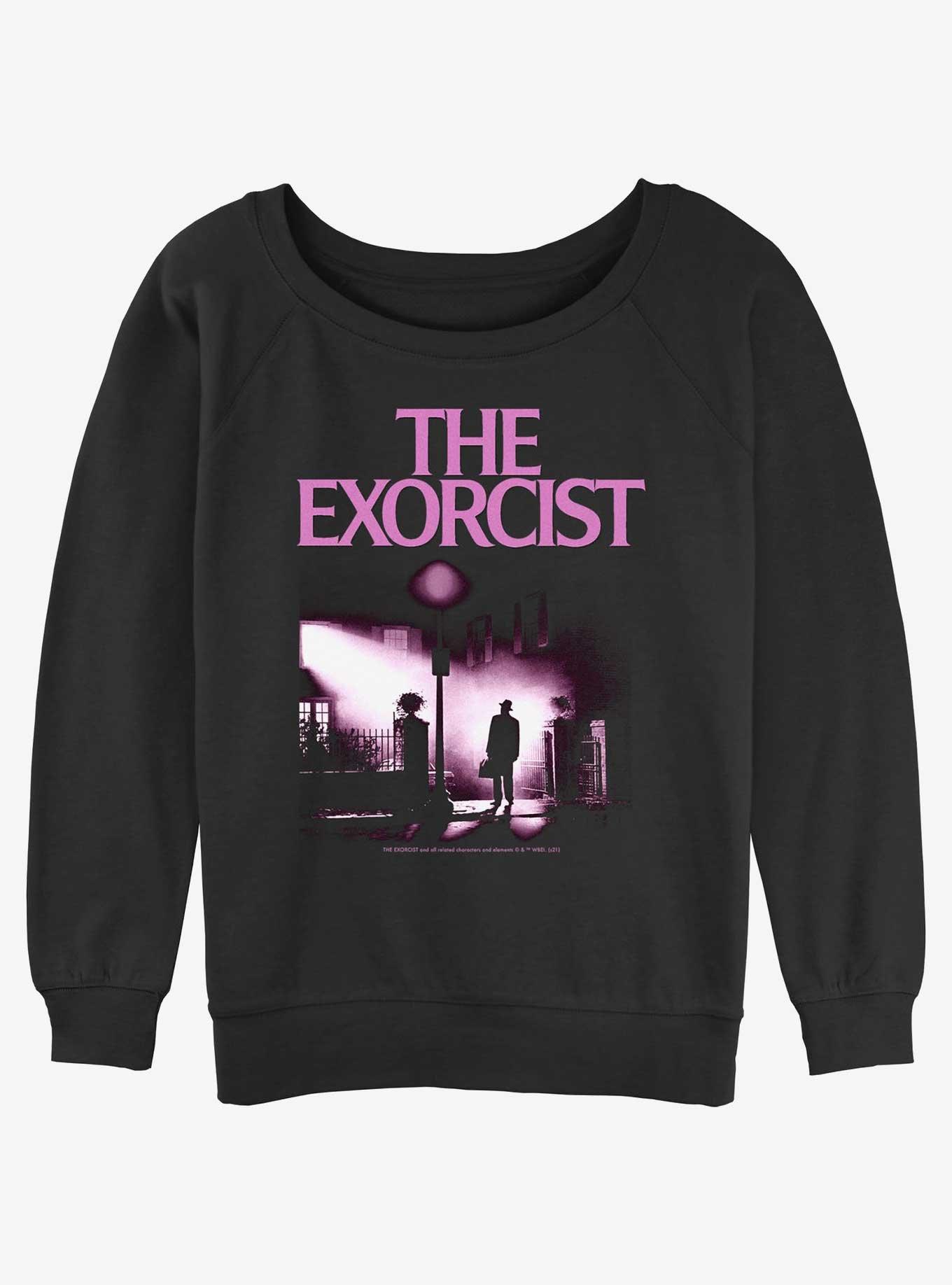 The Exorcist Night Light Girls Slouchy Sweatshirt