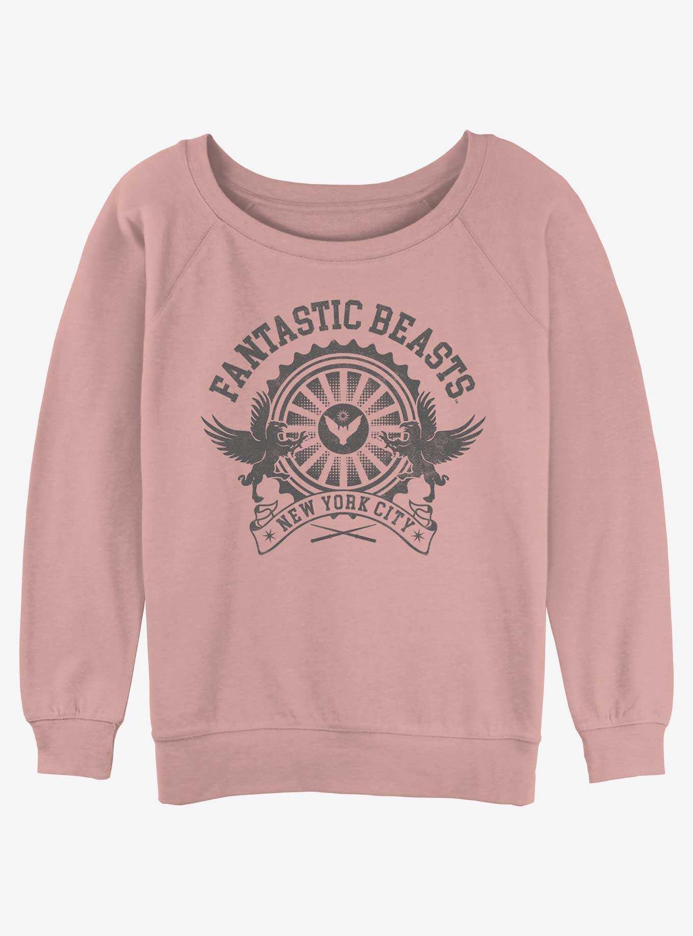 Fantastic Beasts and Where to Find Them Fantastic Crest Girls Slouchy Sweatshirt, , hi-res